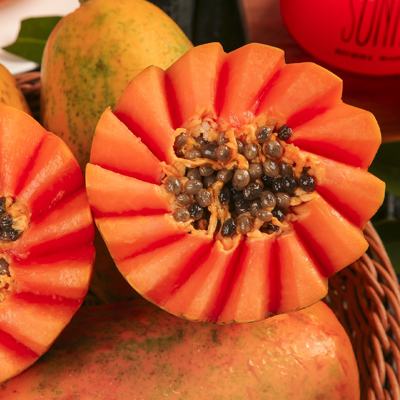 顺丰发货（树上熟 冰糖心木瓜）雷州红心牛奶木瓜细腻多汁软糯香甜