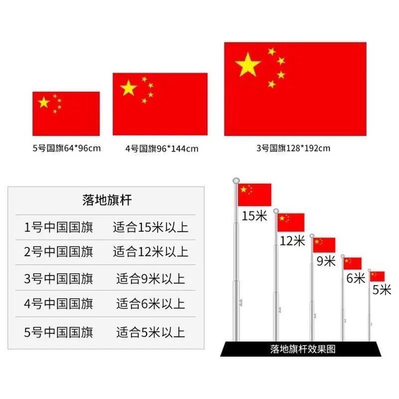 中国国旗五星红旗党旗户外涤纶优质纳米防水加厚中国红色彩手工