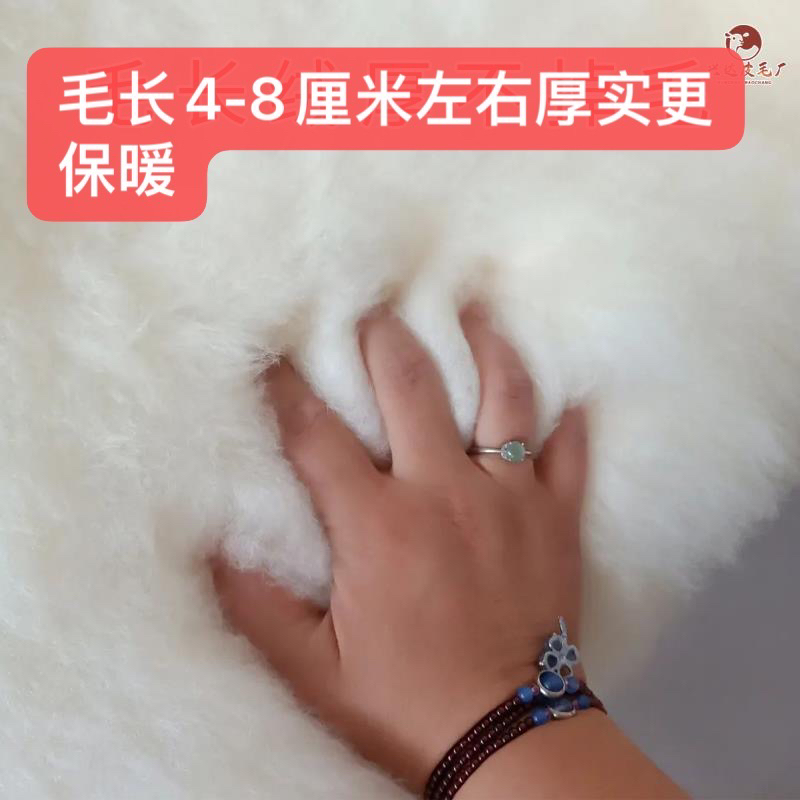 羊皮褥子真皮毛一体床垫防寒保暖防潮床褥冬季羊毛垫长毛绒沙发垫