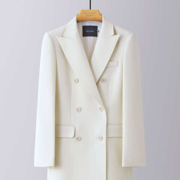 轻奢职业通勤白色西装外套西装女女款西装外套高级外套高级质感