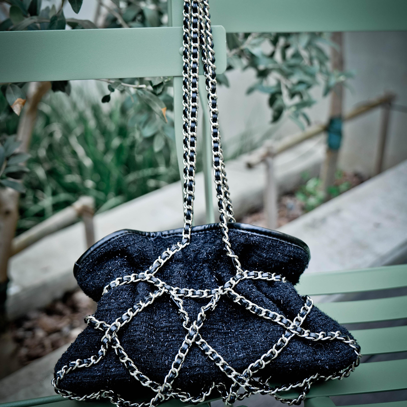 澳洲设计师品牌EvanaCheung【茉莉系列】菱格链条包