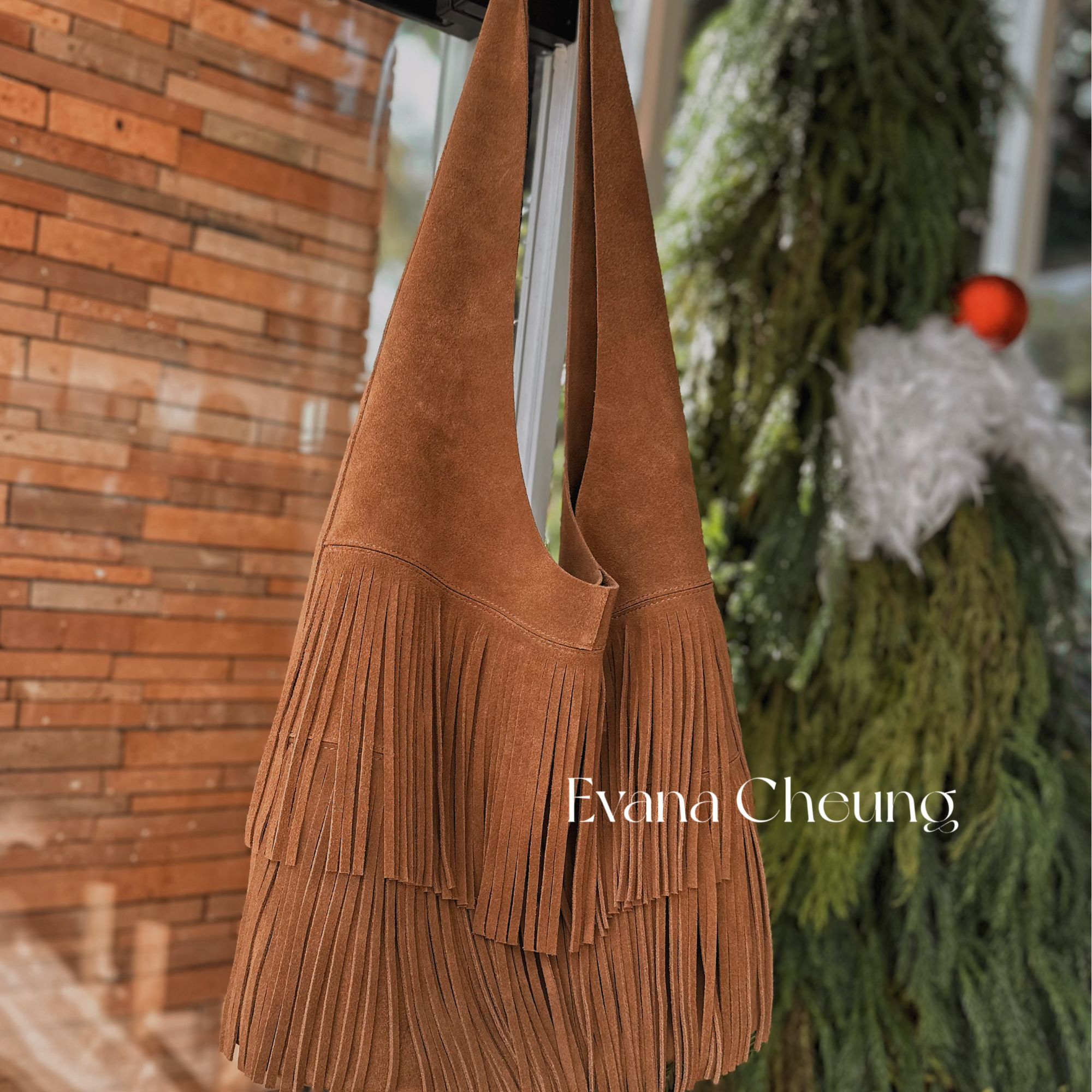 澳洲设计师品牌Evana Cheung【HILi系列】大号纯皮流苏包N+17A