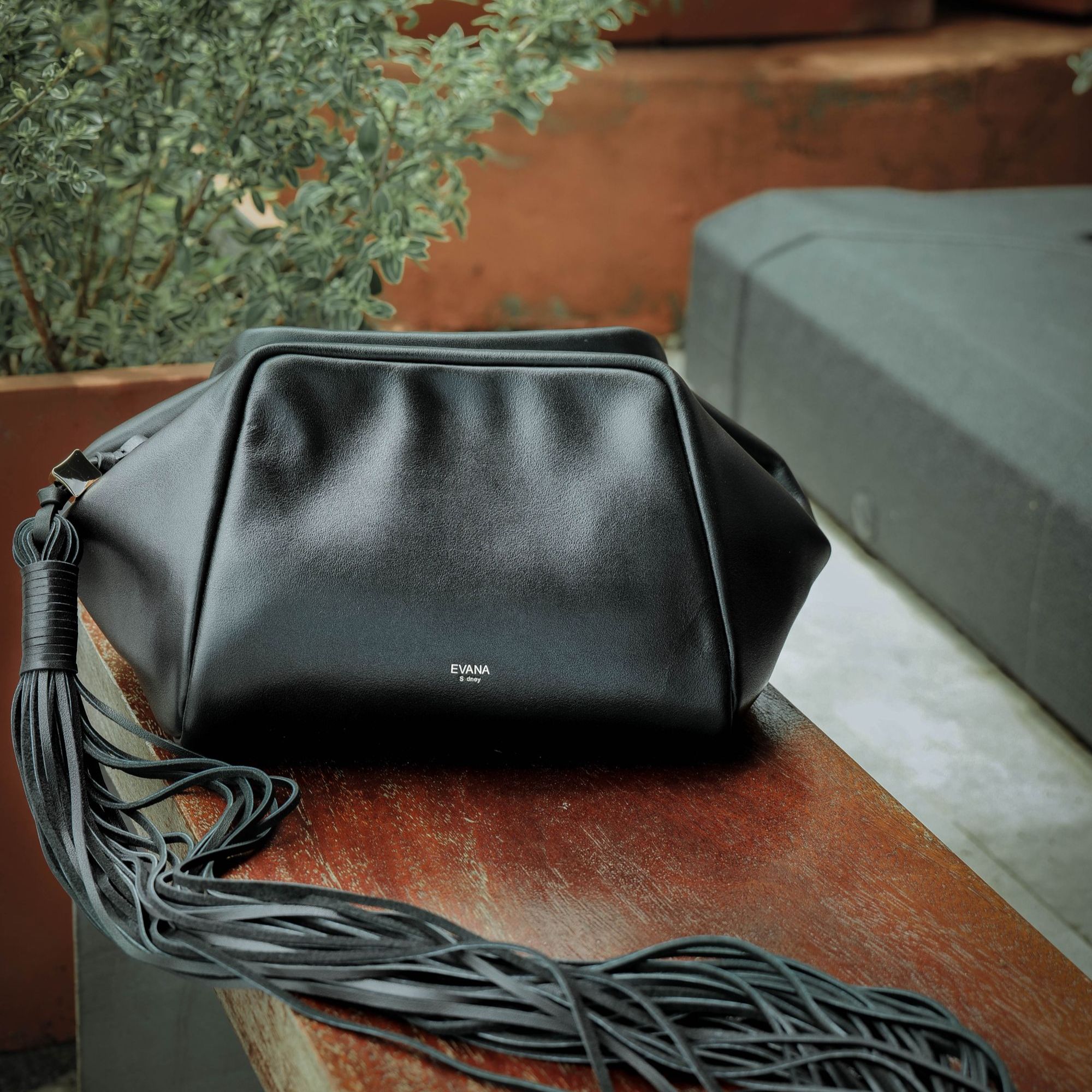 澳洲设计师款EvanaCheung【纽约.纽约系列】长流苏包（现）