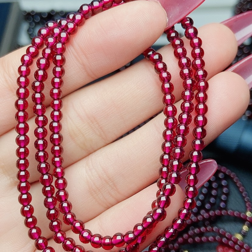 【闪购商品】石榴石手链未镶嵌3