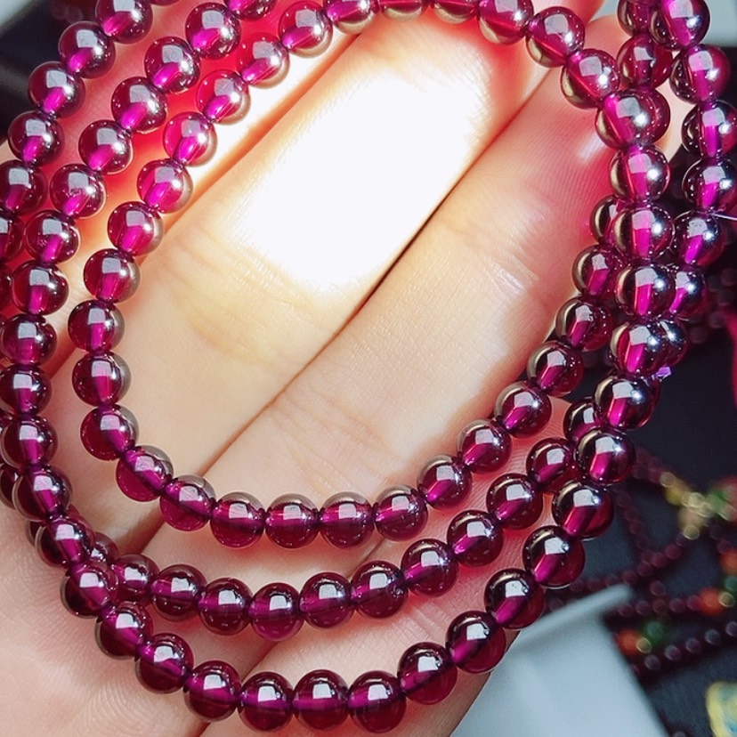 【闪购商品】石榴石手链未镶嵌赵*静4.8