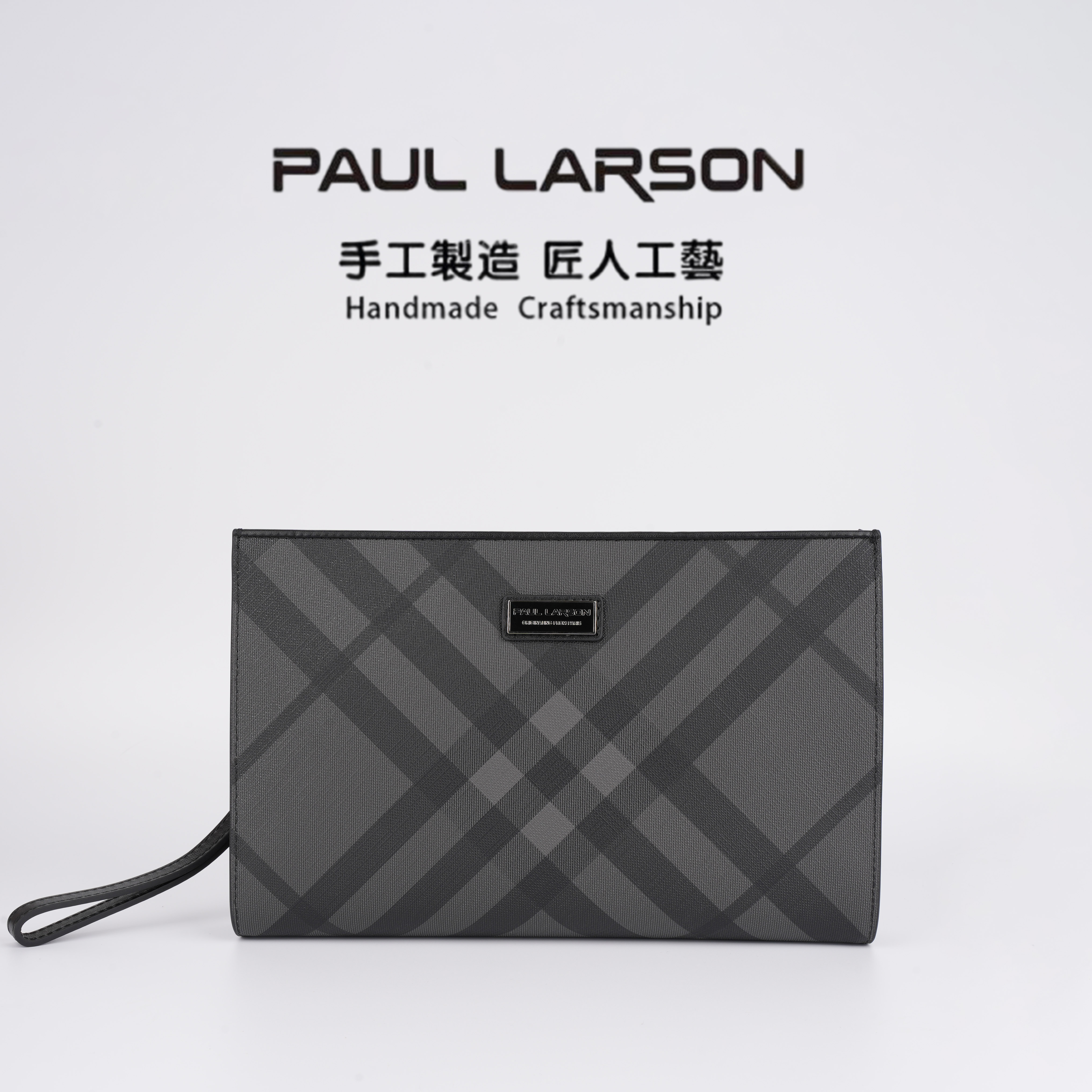 潮流新款男士手包真皮经典简约手拿包时尚轻奢款长方形男士手抓包