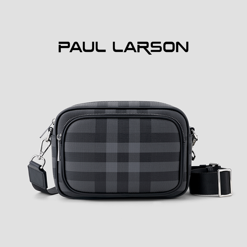 欧美潮流新款单肩包男潮牌时尚多功能斜挎包男款经典百搭通勤包男