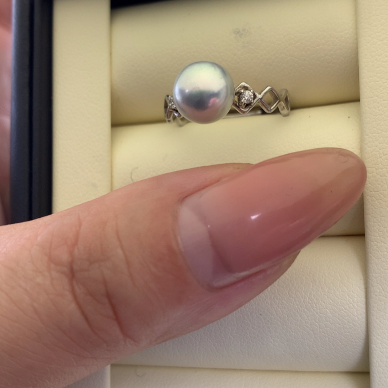 【闪购商品】海水珍珠戒指银S925镶嵌