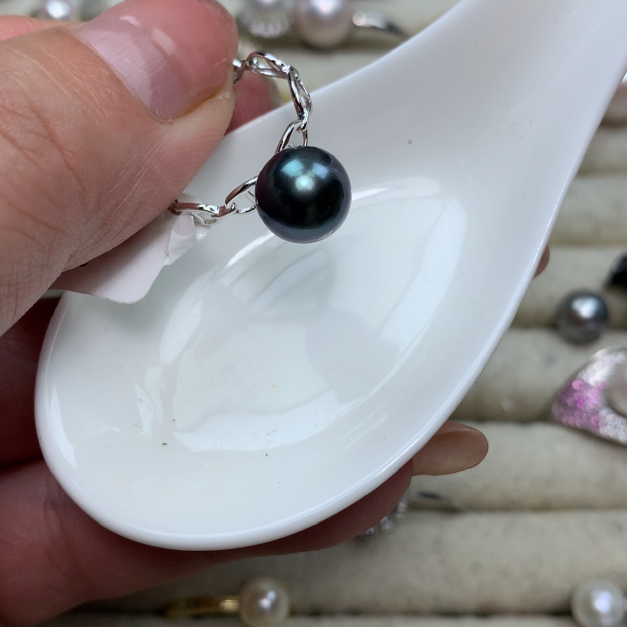 【闪购商品】海水珍珠戒指 18K金镶嵌