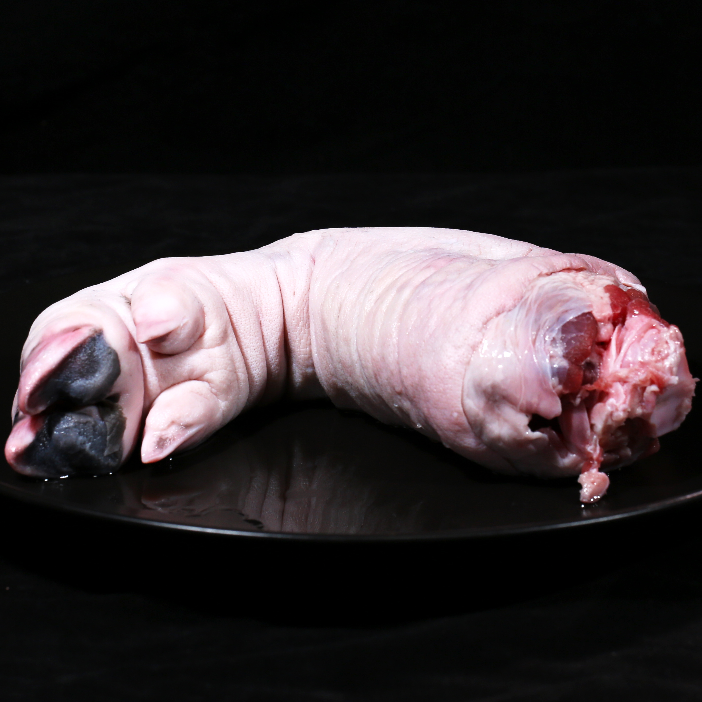 农家散养1年黑毛土猪猪蹄 猪手 带肉猪脚1000g 新鲜现杀顺丰冷链