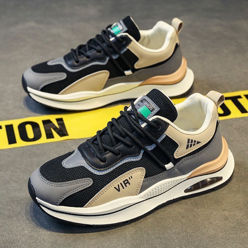 【秋冬换新】男士秋冬季网面透气运动鞋潮鞋轻便舒适阿甘鞋休闲百搭