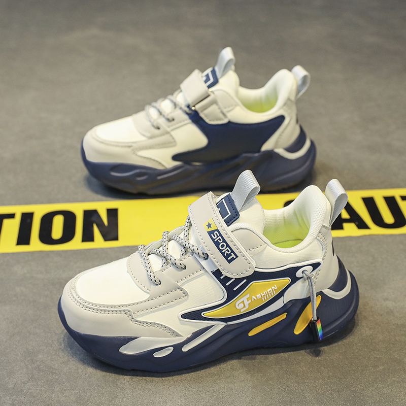 回力瑞童鞋秋冬季男童休闲鞋跑步鞋中大童男孩皮面运动鞋儿童潮鞋