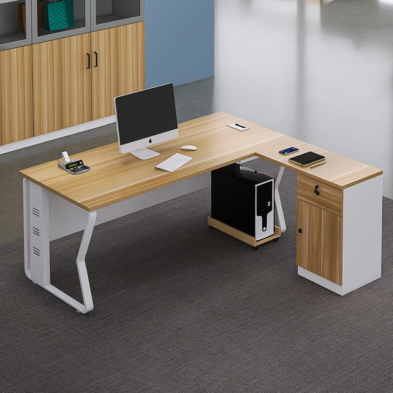 办公桌简约现代老板桌主管经理办公室财务桌家用单人1.41.2电脑桌