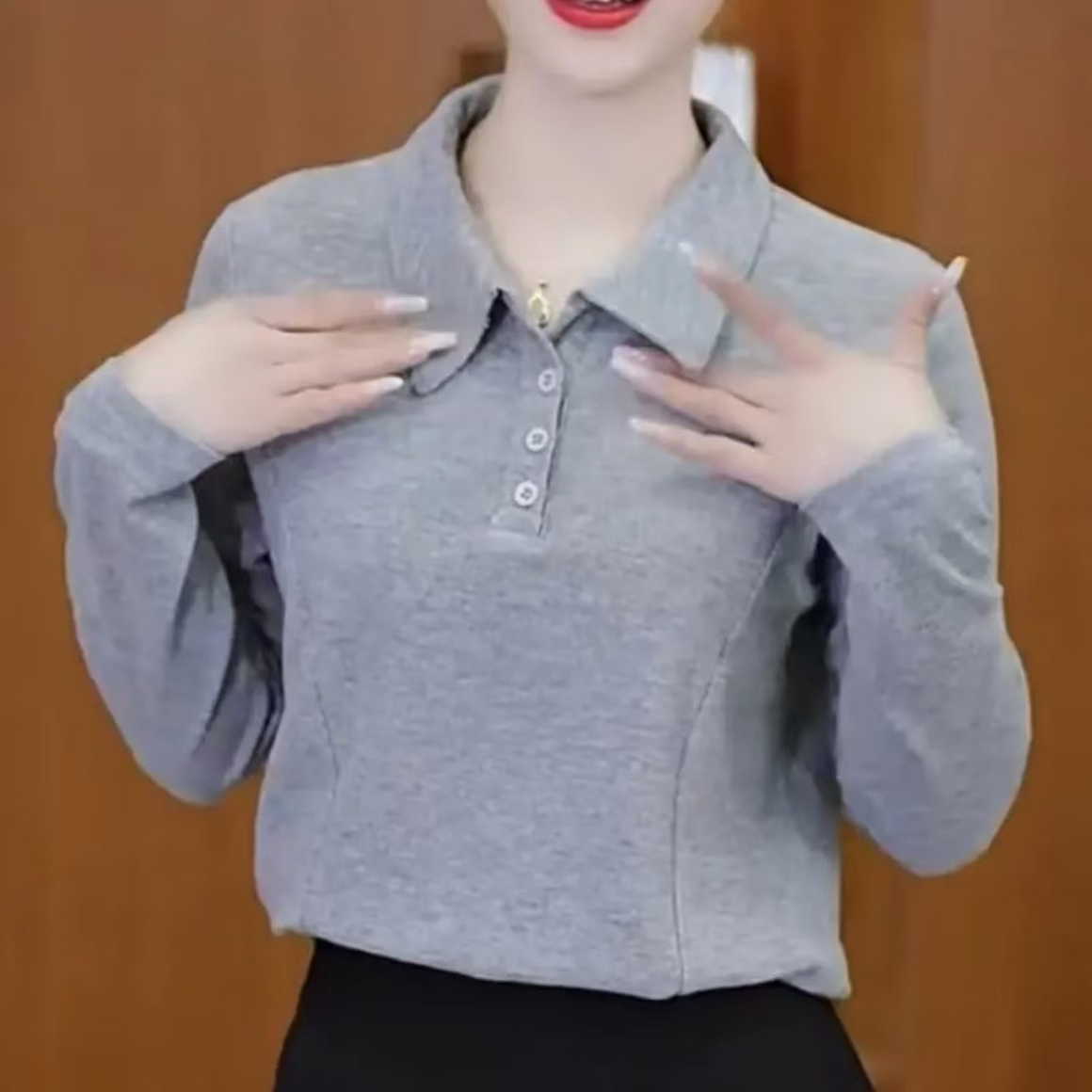 优雅时尚洋气百搭打底衫（阿伟）
