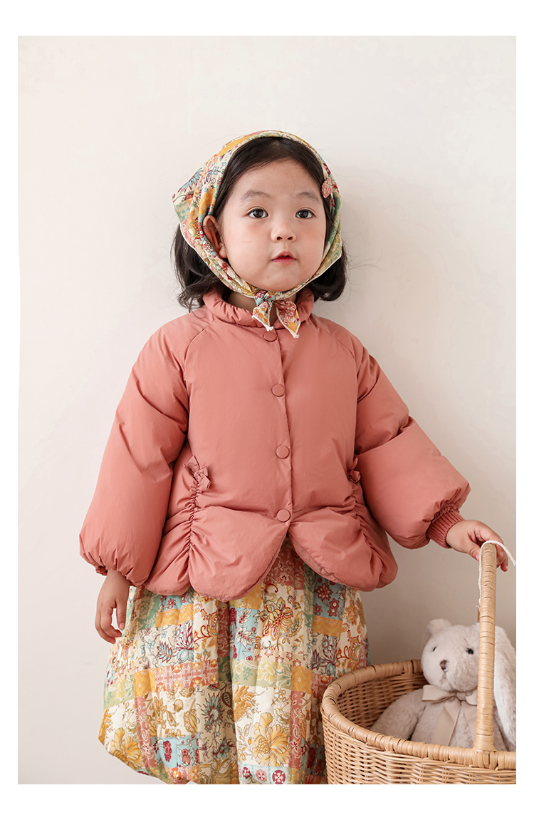 【2024年秋冬清】女童中国风羽绒服复古秋冬保暖外套冬季童装D3063