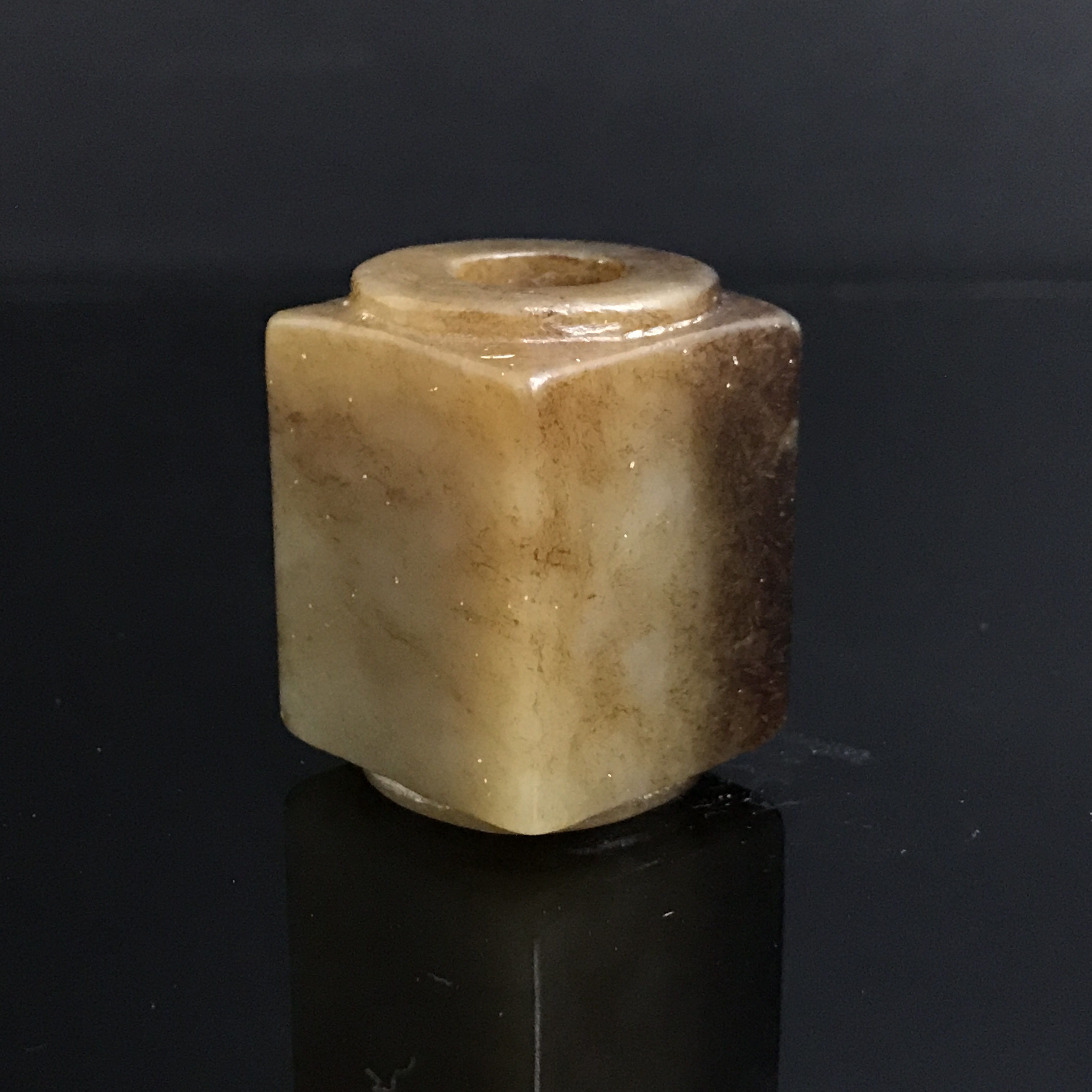 明代和田玉琮式佩/469626/收藏/传承/【友谊文物商店】