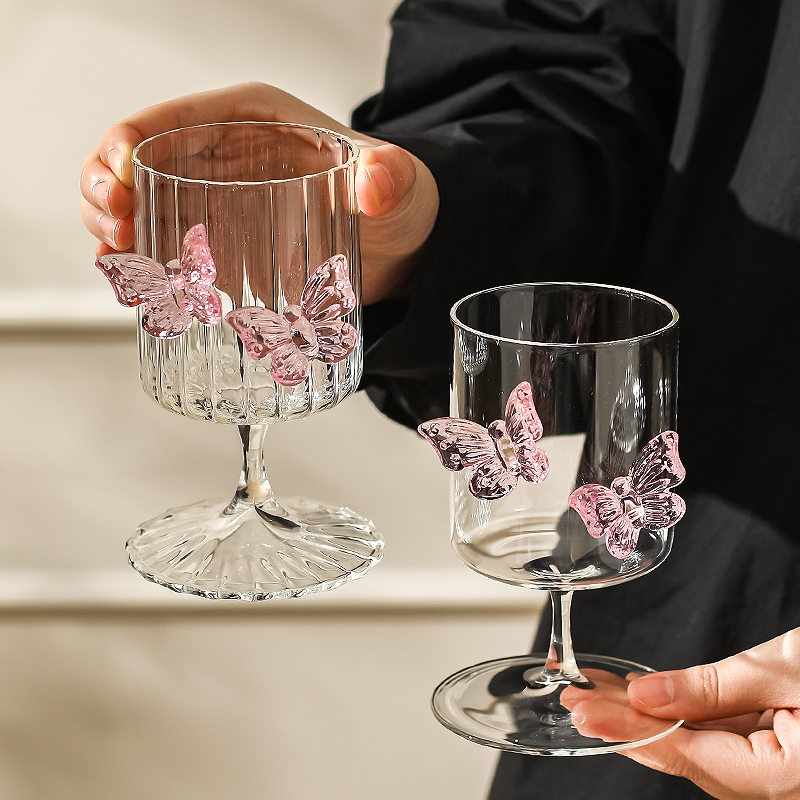 川岛屋红酒杯2个一对礼盒装香槟高脚杯子套装女士高颜值生日礼物