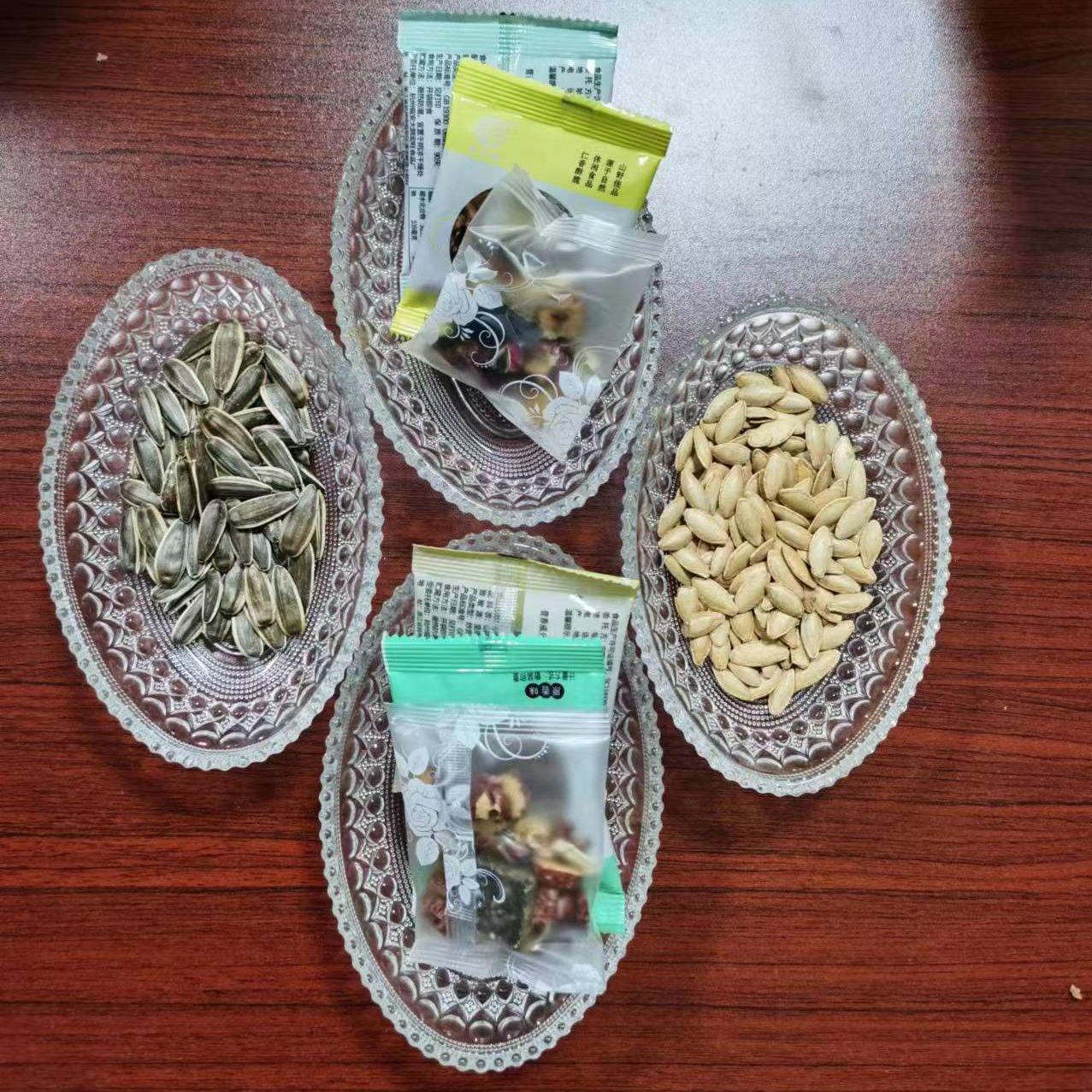 巴洛克轻奢风玻璃盘零食盘瓜子盘小吃盘碟首饰物品收纳