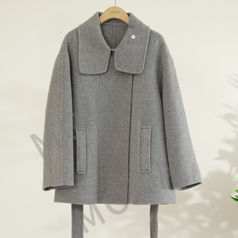 静奢大师高级冷静灰澳毛女士大衣 241196(20982)