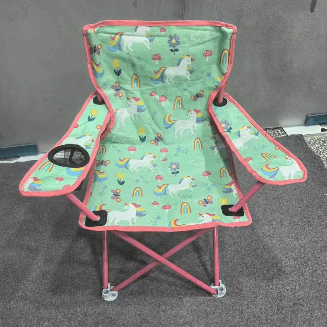 外贸单绿色独角兽小椅子，56*38*63、2.6斤