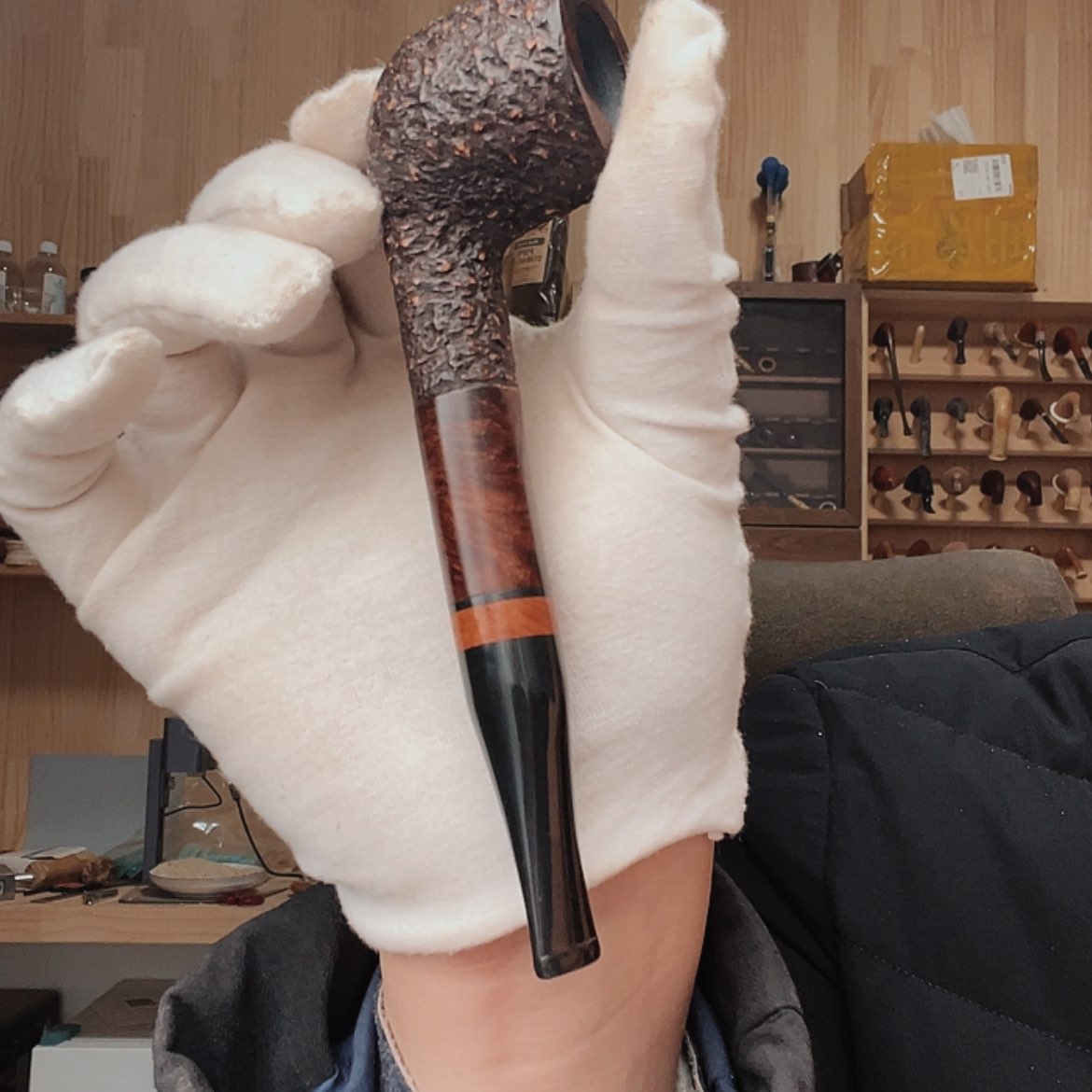 【闪购商品】书法手工烟斗制作石楠木烟斗