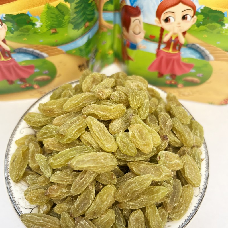 新疆吐鲁番葡萄干绿宝石酸甜绿色无核500g*1袋全国包邮【双仓发货】
