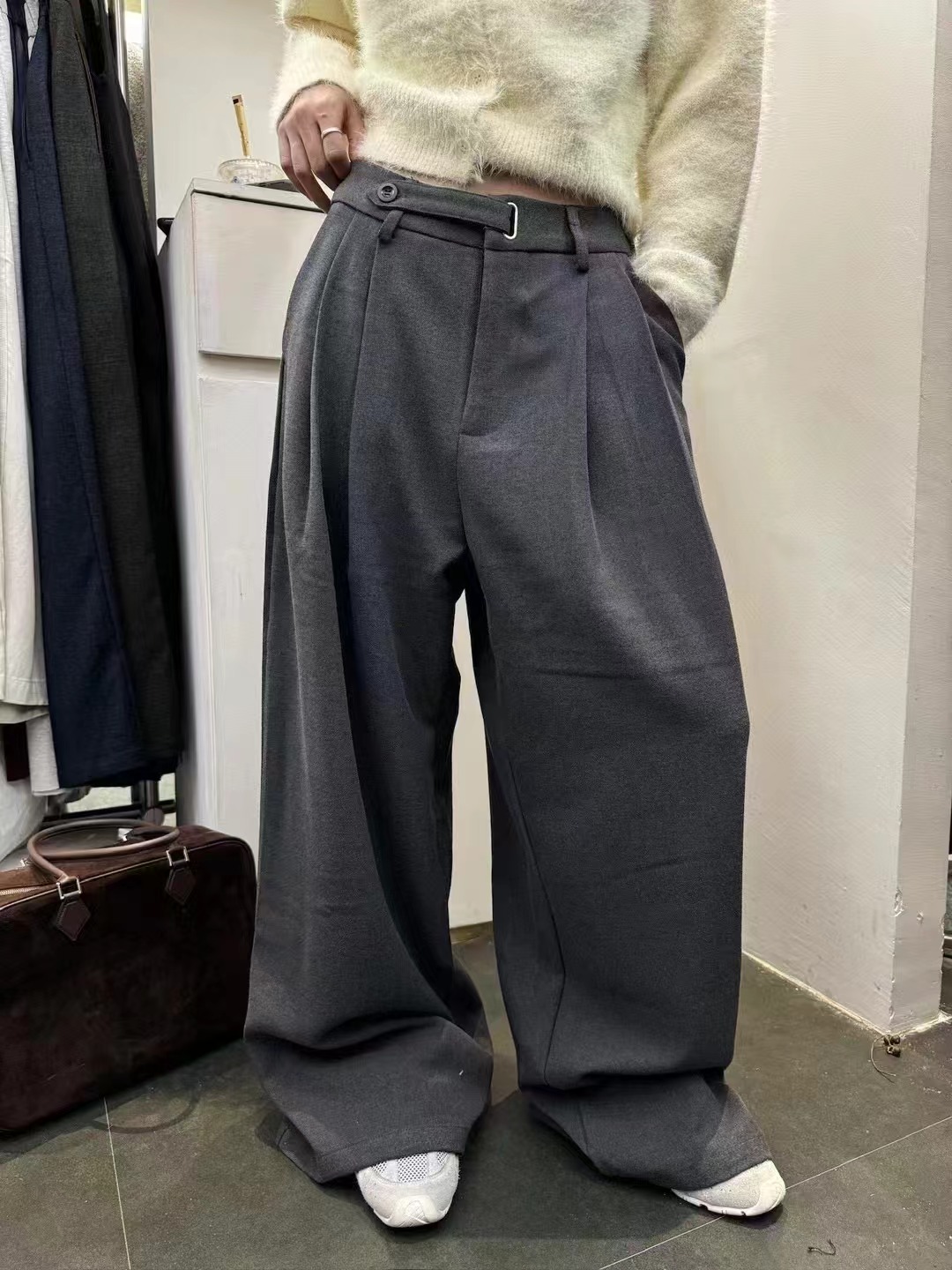 Replay（8212 #库）韩版垂感气质西装裤 KC