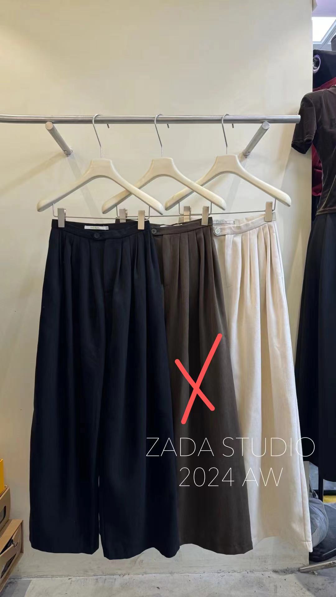 ZADA（5863#库）百搭阔腿裤 KC