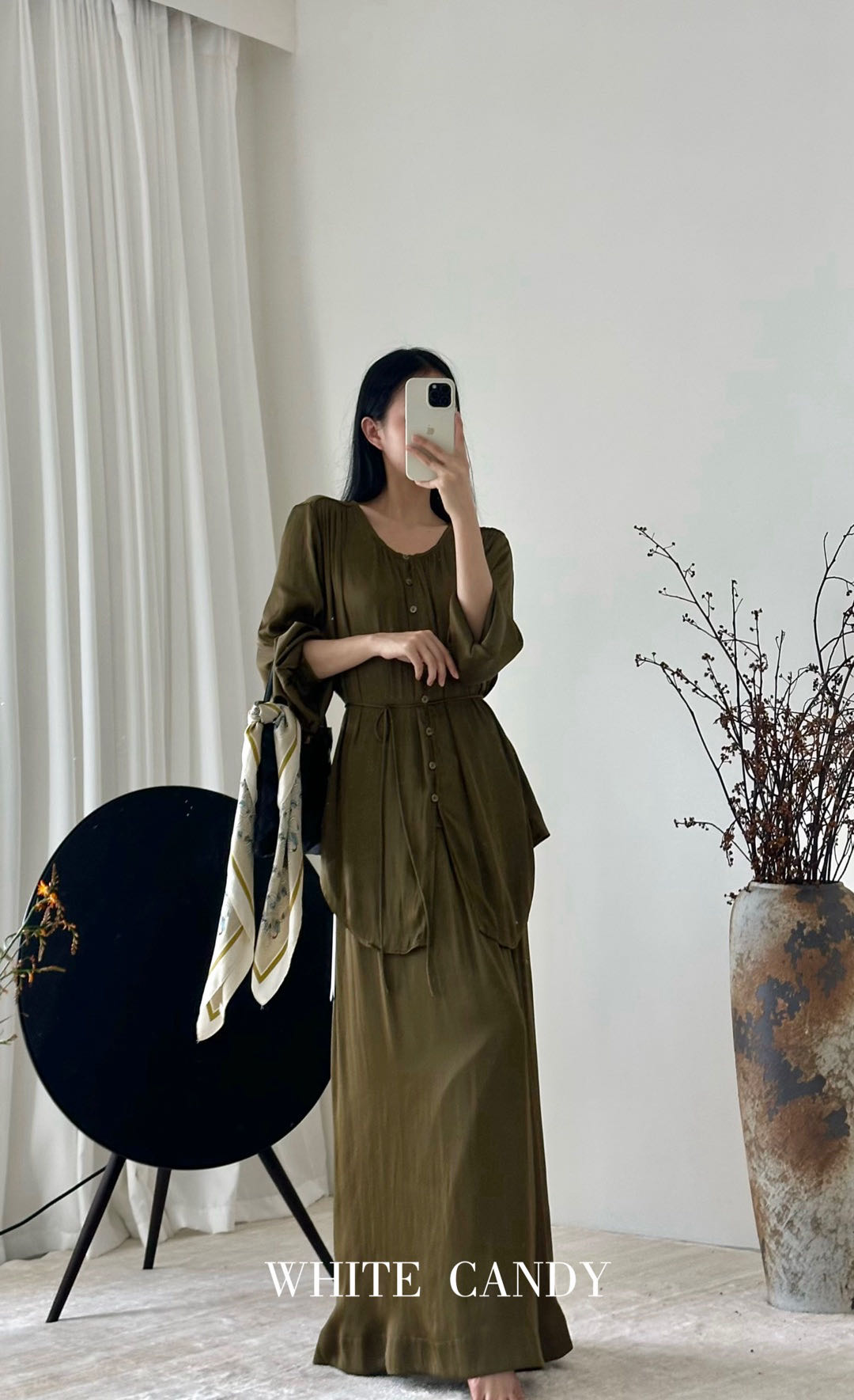 赫拉  ( 6625-1#库) 气质复古法式半裙 KC