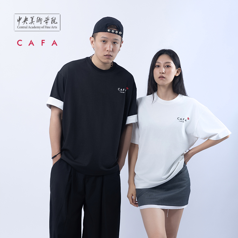 央美正版原创短袖简约T恤男女同款速干吸汗凉感打底休闲短袖