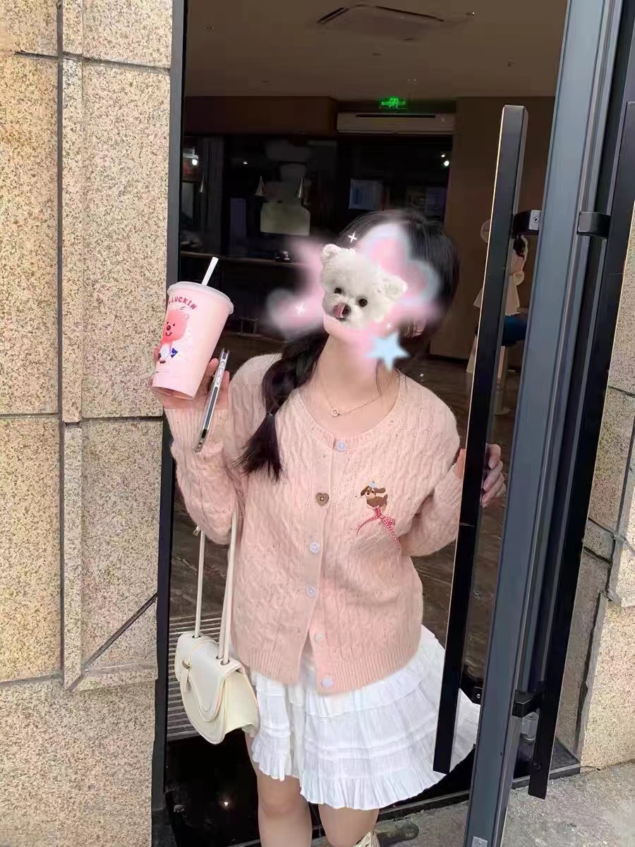 初月服饰微瑕毛衣上衣长裙子针织辣妹甜美网红百搭气质时尚