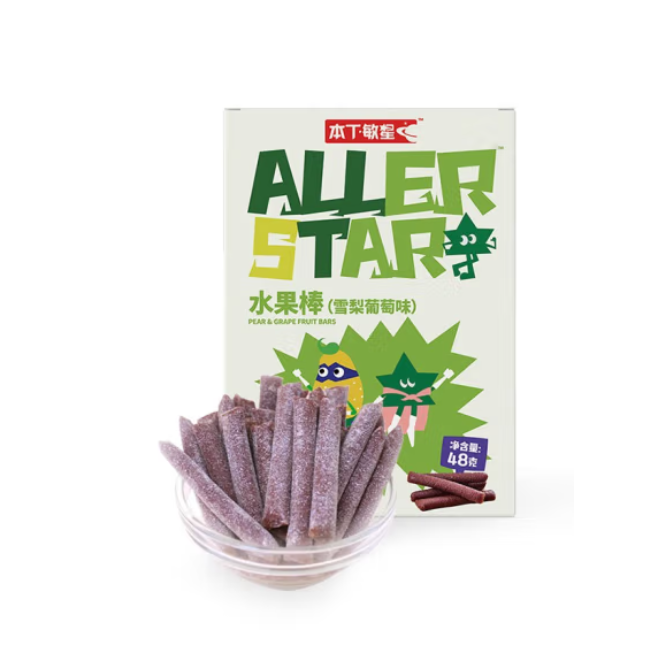 本本敏星水果棒外出便携小包装水果肉条零食48g软糯营养酸酸甜甜