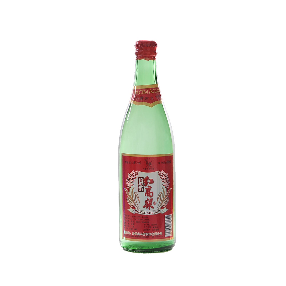 套马杆红高粱清香型白酒50度500ml