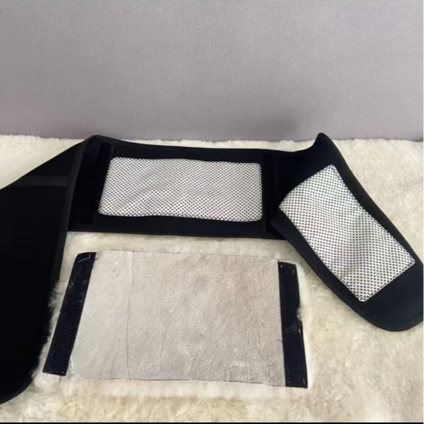 冬季护腰羊皮一体护腰真羊皮毛护腰纯羊毛可拆卸透气