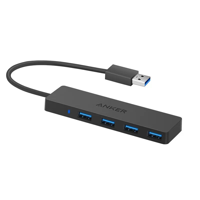 9新 ANKER/安克 USB3.0分线器HUB扩展坞集线器一拖四多接口