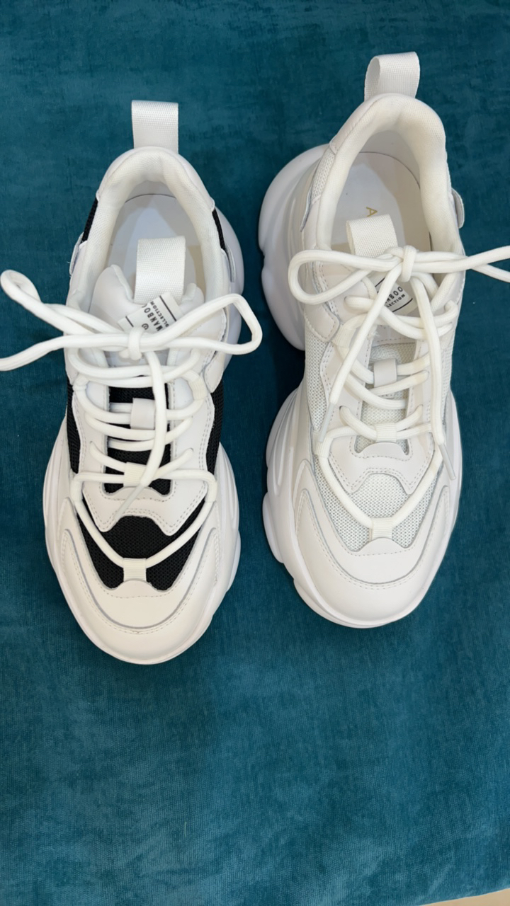 漫步佳人时尚百搭休闲鞋运动鞋厚底透气网面女款夏季