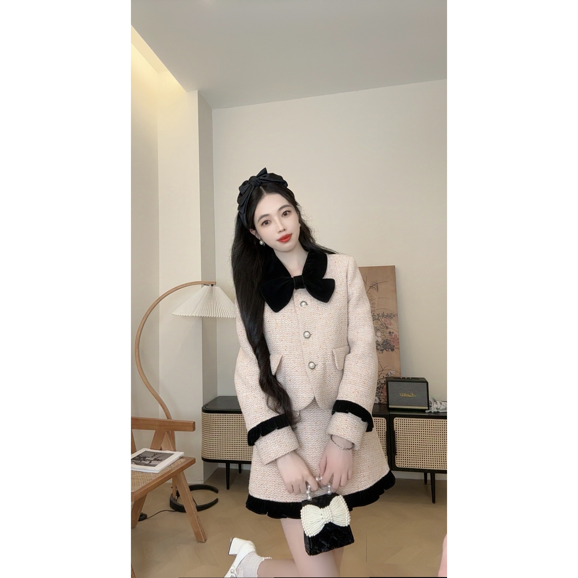 77【初雪套装】原创设计师女装法式质感显瘦日常可穿套装