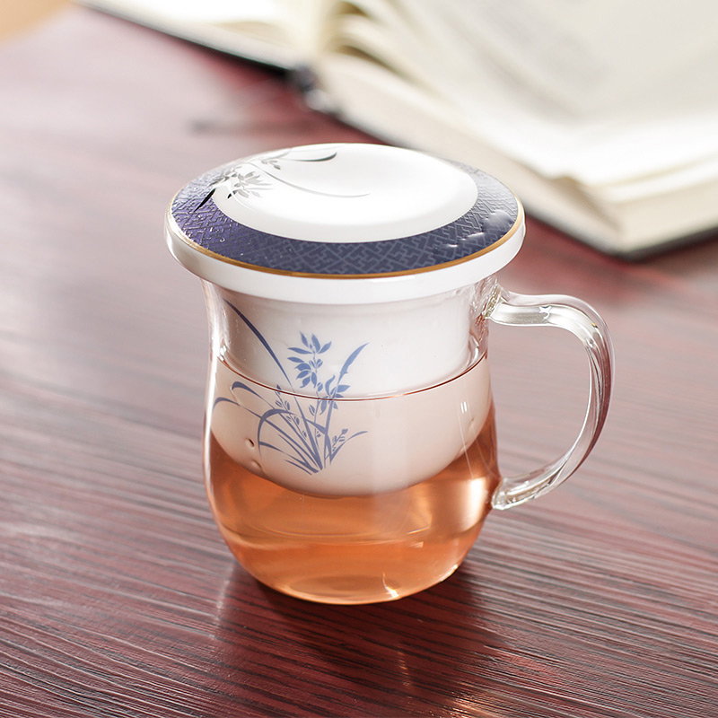 YunTang/韵唐小元宝 会议杯单只装 泡茶杯家用滤茶杯水具 礼盒装