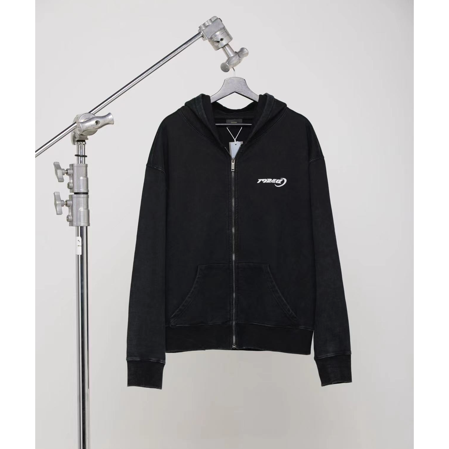 M26D  “危险派对”水洗破坏拉链连帽卫衣