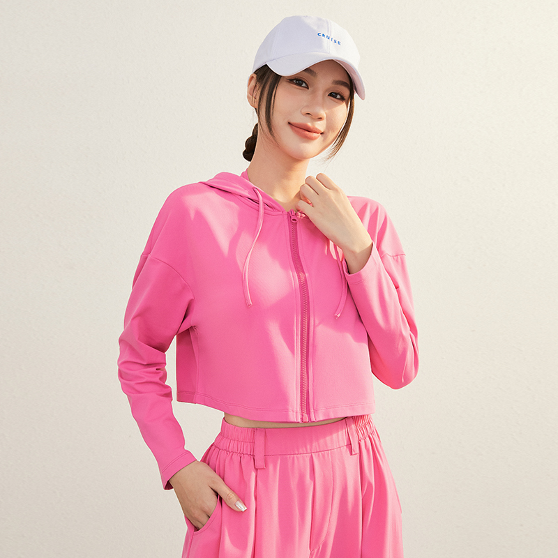 【粉丝团专享】秋冬加绒女新款运动健身瑜伽服速干女专业长袖外套