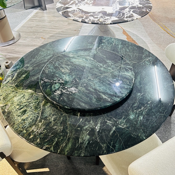 猫眼绿奢石圆桌（大圆1.35米，小圆0.75米）