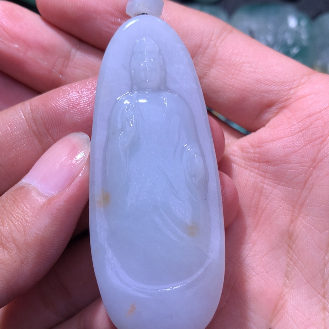 【闪购商品】定制翡翠未镶嵌天然a货翡翠吊坠