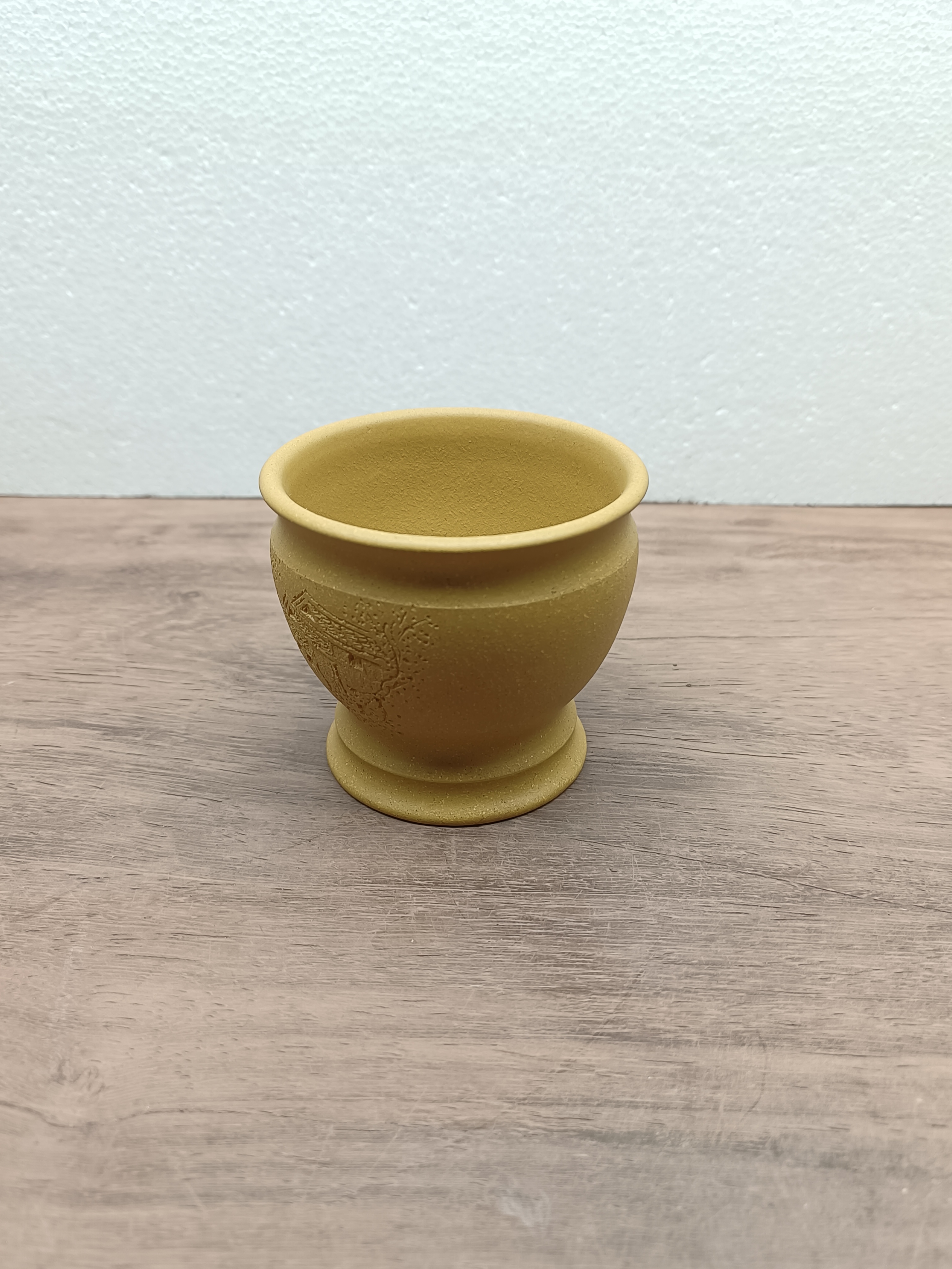 宜兴市黄龙山原矿紫砂，精品镂空主人杯