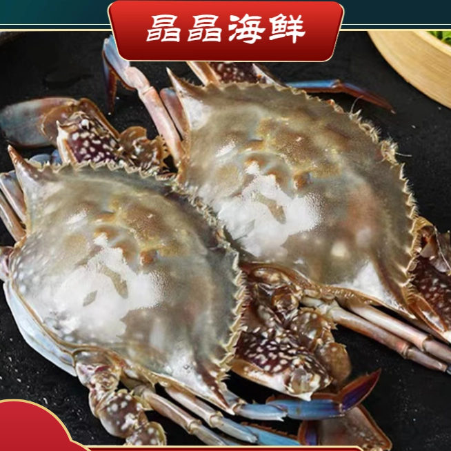 【保鲜不保活】冰鲜长齐公蟹5-8斤（单只1两左右） 长齐蟹 清蒸辣炒