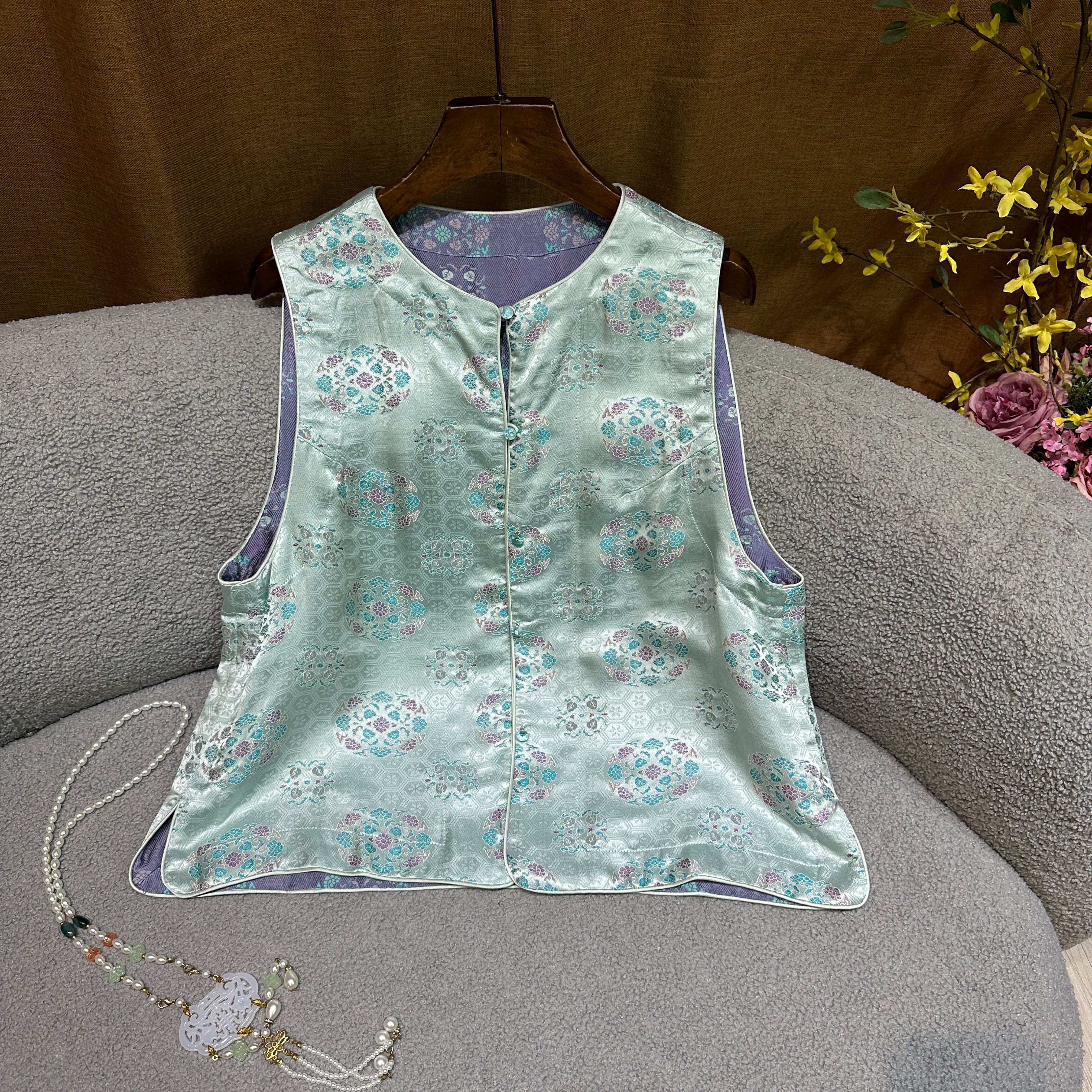 【SHANGLIU】JM1662新中式国风气质时尚桑蚕丝民族风 （135）