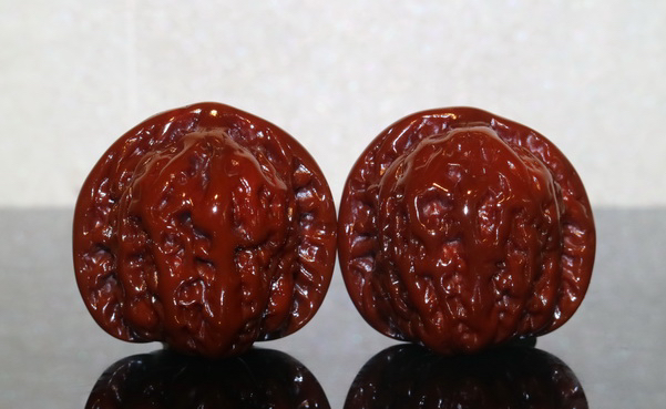 文玩核桃百年老狮子头手把件