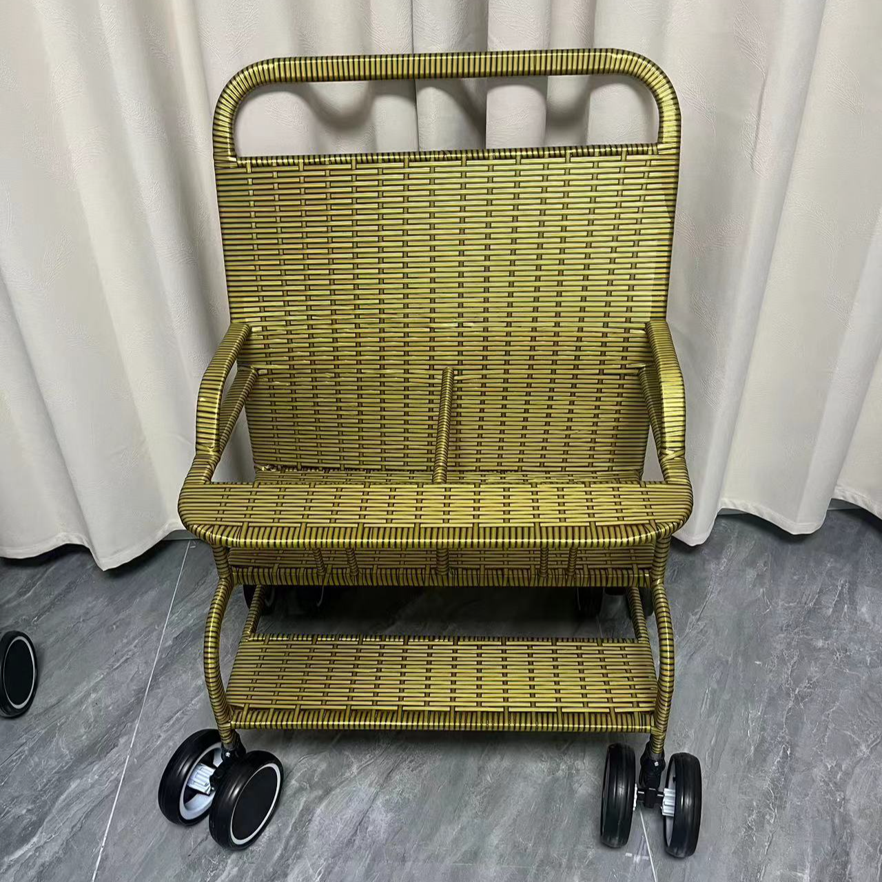 婴儿推车双胞胎推车 双人推车溜娃神器超轻轻便手推车可坐宝宝