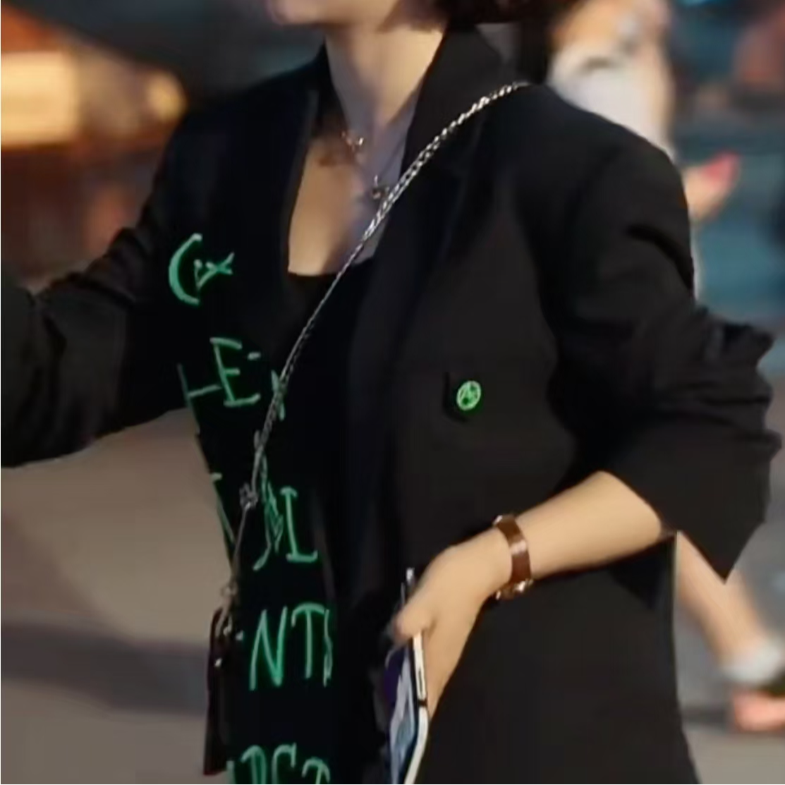 茜妮优选女装时尚气质百搭西装外套36995