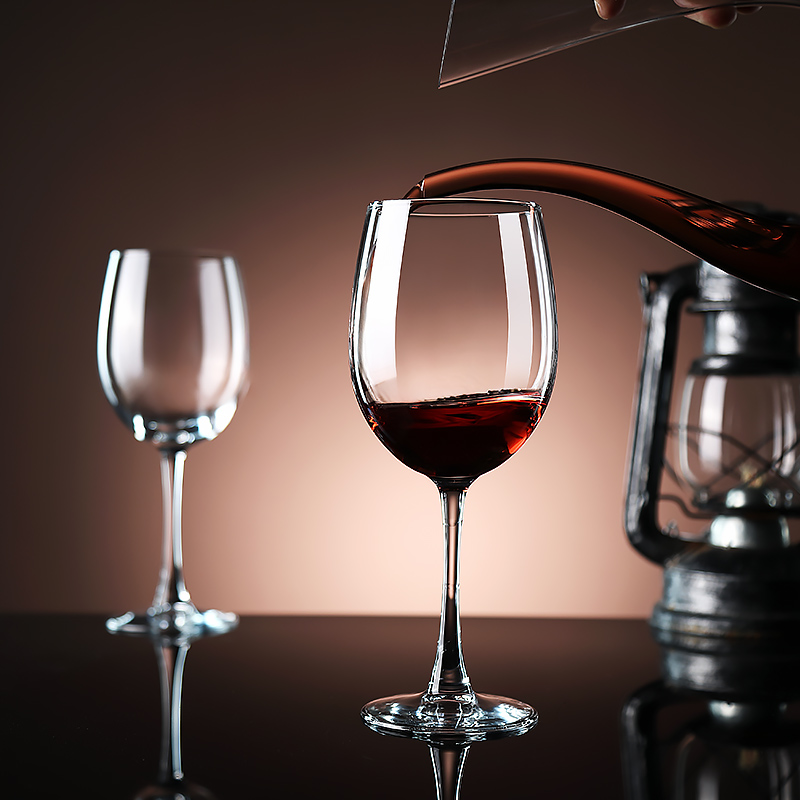 轻奢红酒杯加厚水晶玻璃葡萄酒杯高级感高脚杯家用醒酒器杯架酒具