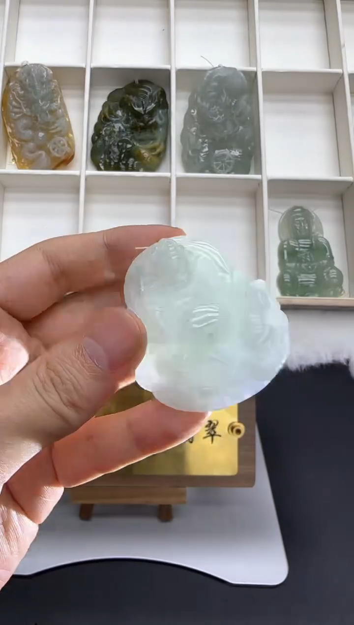 【闪购商品】翡翠挂件未镶嵌缅甸A货翡翠多样性
